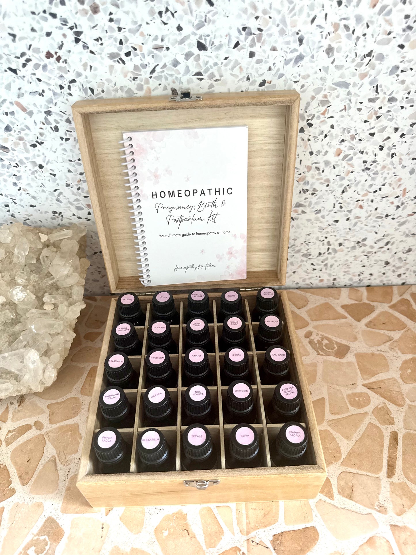 Ultimate homeopathic Pregnancy, Birth + Postpartum Kit