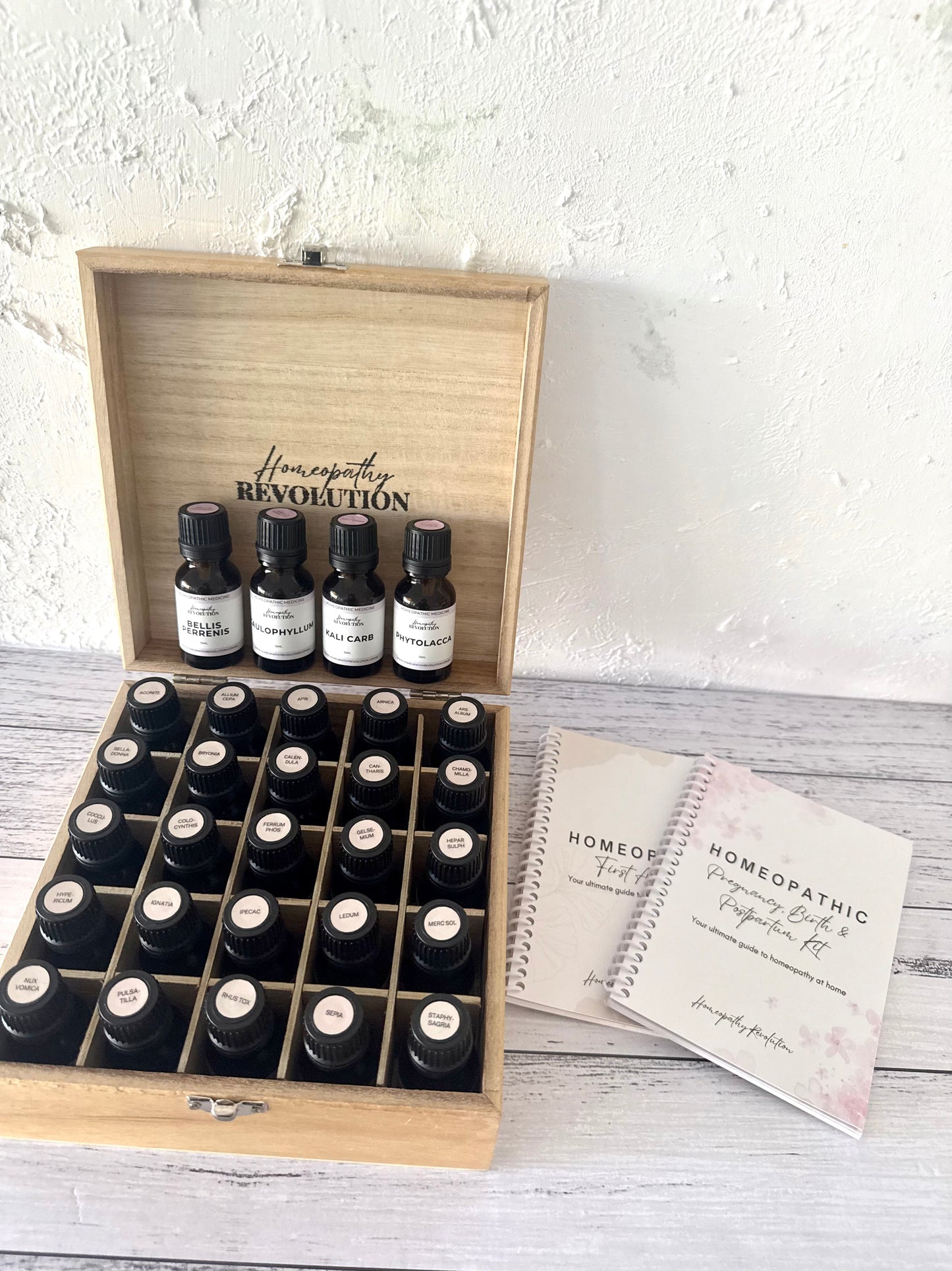 Homeopathic First Aid Kit + Pregnancy, Birth & Postpartum Bundle